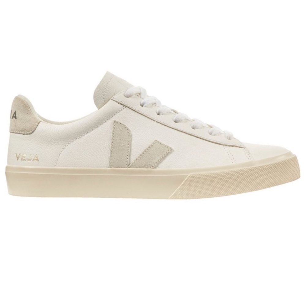 Veja Women's Sneakers in White and Tan